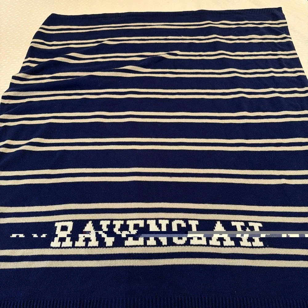 Pottery Barn Teen HARRY POTTER Ravenclaw Knit Throw Blanket 50